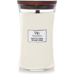Woodwick White Tea & Jasmine Scented Candle 609g