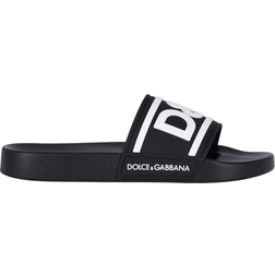 Dolce & Gabbana Beachwear Sliders - Black