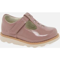 Clarks Toddler Crown Teen T. Shoes, Pink, Younger
