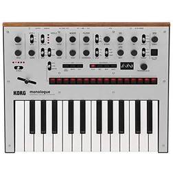 Korg Monologue Monophonic Analog Synthesizer with Presets-Silver MONOLOGUESV