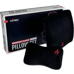 Nitro Concepts Ergonomic Memory Pillow Chair Cushions Black