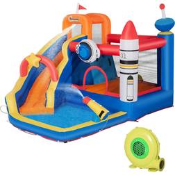 OutSunny 5 in 1 Kids Large Bouncy Castle With Air Blower