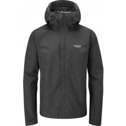 Rab Men's Downpour Eco Waterproof Jacket - Black