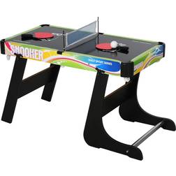 Homcom 4 in 1 Folding Multi Gaming Table