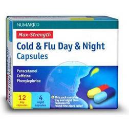 Numark max strength cold and flu night day capsules