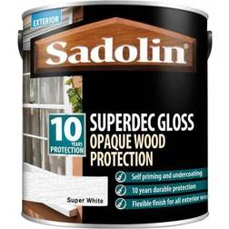 Sadolin 5028851 Superdec Opaque Wood Super Gloss White