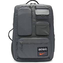 Nike Utility Elite Training Backpack - Smoke Grey/Black/Total Orange