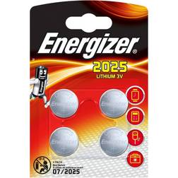Energizer CR2025 Compatible 4-pack