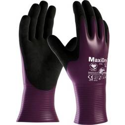 ATG Handschuhe MaxiDry 56-426 Gr.10 lila/schwarz Nyl.m.Nitril/Nitril