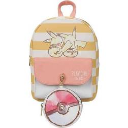 BioWorld Pokemon Pikachu Poke Ball Mini-Backpack and Coin Purse Set