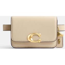 Coach Bandit Luxe Refined Calf Leather Card Belt Bag Ivory