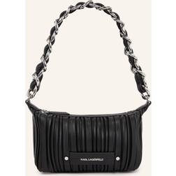 Karl Lagerfeld K/kushion Chain Handle Small Shoulder Bag, Woman, Black, Size: One size
