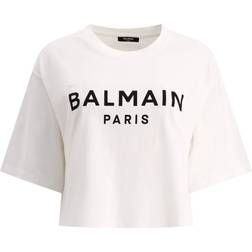 Balmain Cropped T Shirt