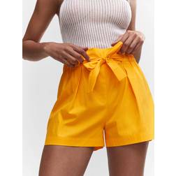 Mango Paper Cotton Blend Shorts