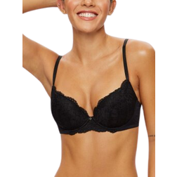 Ann Summers Sexy Lace Planet Plunge Bra - Black