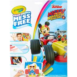 Crayola Color Wonder Mess Free Coloring Pad & Markers Mickey & The Roadster Racers