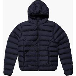 French Connection Hooded Row Padded Jacket Marine