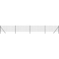 vidaXL Wire Mesh Fence Anthracite 0.8x10 m