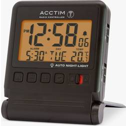 Acctim Skylab Digital Alarm Clock Black