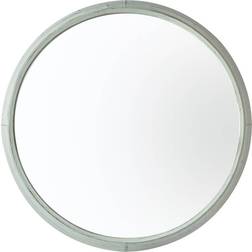 Vintage Round Metal Frame Wall Mirror