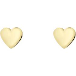Ted Baker Harly Tiny Heart Gold Studs - Gold