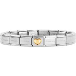 Nomination Classic Heart Starter Bracelet - Silver/Gold