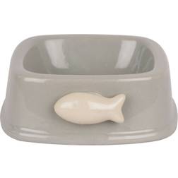 Heim Banbury Co Ceramic Cat Storage Jar Grey