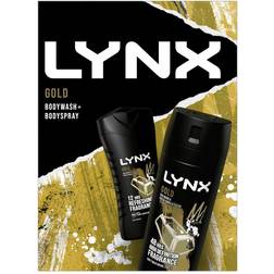 Lynx Gold Body Wash 225ml & Spray 2Pcs Gift