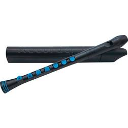 NuVo Recorder Baroque Fingering With Hard Case Black/Blue