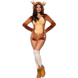 Leg Avenue Women's Reindeer Body Costume Deluxe