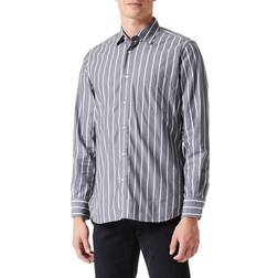 HUGO BOSS Striped shirt “Remiton“ grey 16,25
