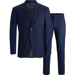 Jack & Jones Franco Slim Fit Suit - Blue/Medieval Blue