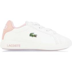 Lacoste Baby Girl's Infant Graduate Trainers White/Multi-Colour/Multi/White Pink