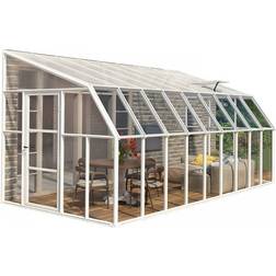 Palram Lean To Greenhouse Sun Room Clear 8X18 Acrylic