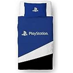 Playstation Cover & Pillowcase Single Blue