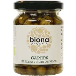 Biona Organic Capers in Extra Virgin Olive Oil 125g
