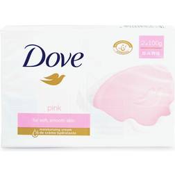 Dove pink beauty moisturising cream bar soap