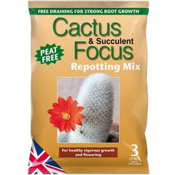 Cactus & Succulent Focus Peat Free Repotting Mix 3L