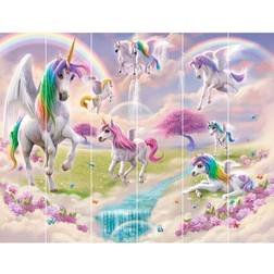 Walltastic Magical Unicorn Mural, Pastel