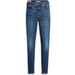 Levi's 721 High Rise Skinny Jeans - Dark Indigo Worn In Blue