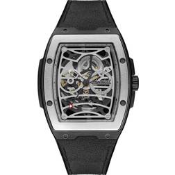 Ingersoll The Challenger Automatic Silver Skeleton Black
