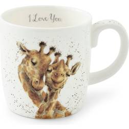 Royal Worcester Wrendale Giraffe I Love You Mug