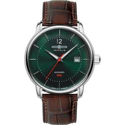 Zeppelin 8160-4 Bodensee Dark Green Automatic Wristwatch