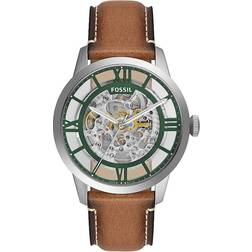 Fossil Gents Townsman Automatic Brown Leather