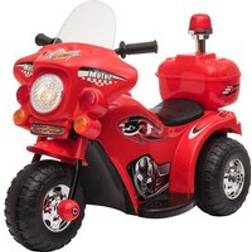 Homcom Toddler 3km/h Electric Motorbike Ride On w/ Lights Music Red