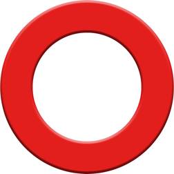 Bullet Unisex's PU Surround Dartboard Ring, Red, 68cm