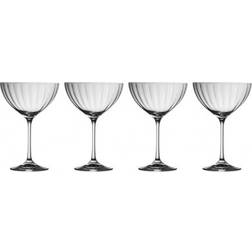 Belleek Pottery Galway Crystal Erne Champagne Glass 23.65cl 4pcs