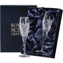 Royal Scot Edinburgh of 2 Champagne Glass