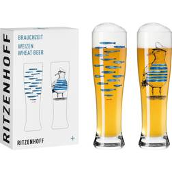 Ritzenhoff wheat set of 2 Beer Glass