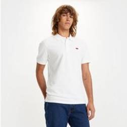 Levi's Housemark Cotton Polo Shirt White
